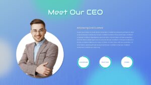 Electronics CEO PowerPoint Template