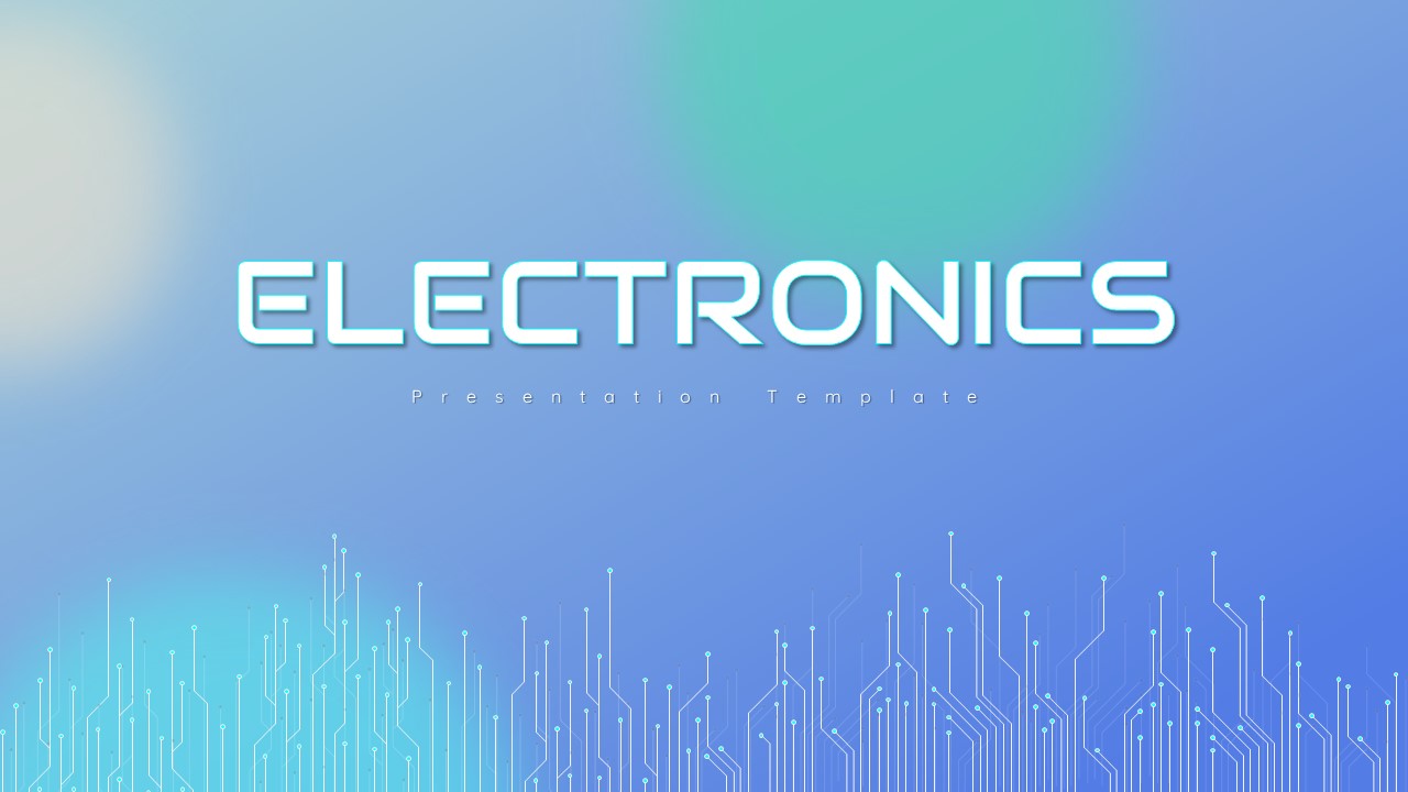 Electronics PowerPoint Deck Template - SlideBazaar