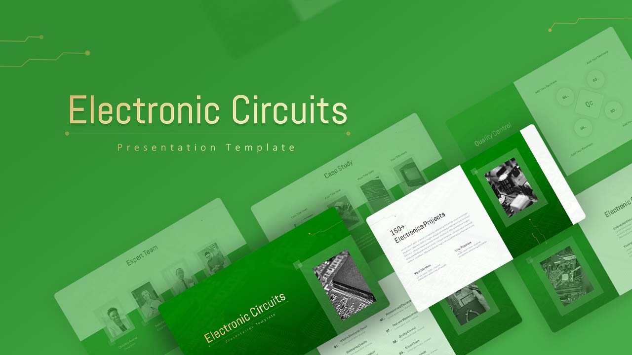 Electronics PowerPoint Pitch Deck Template