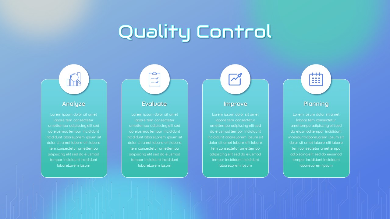 Electronics QC PowerPoint Template