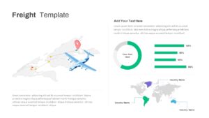 Flight Freight Infographic PowerPoint Template