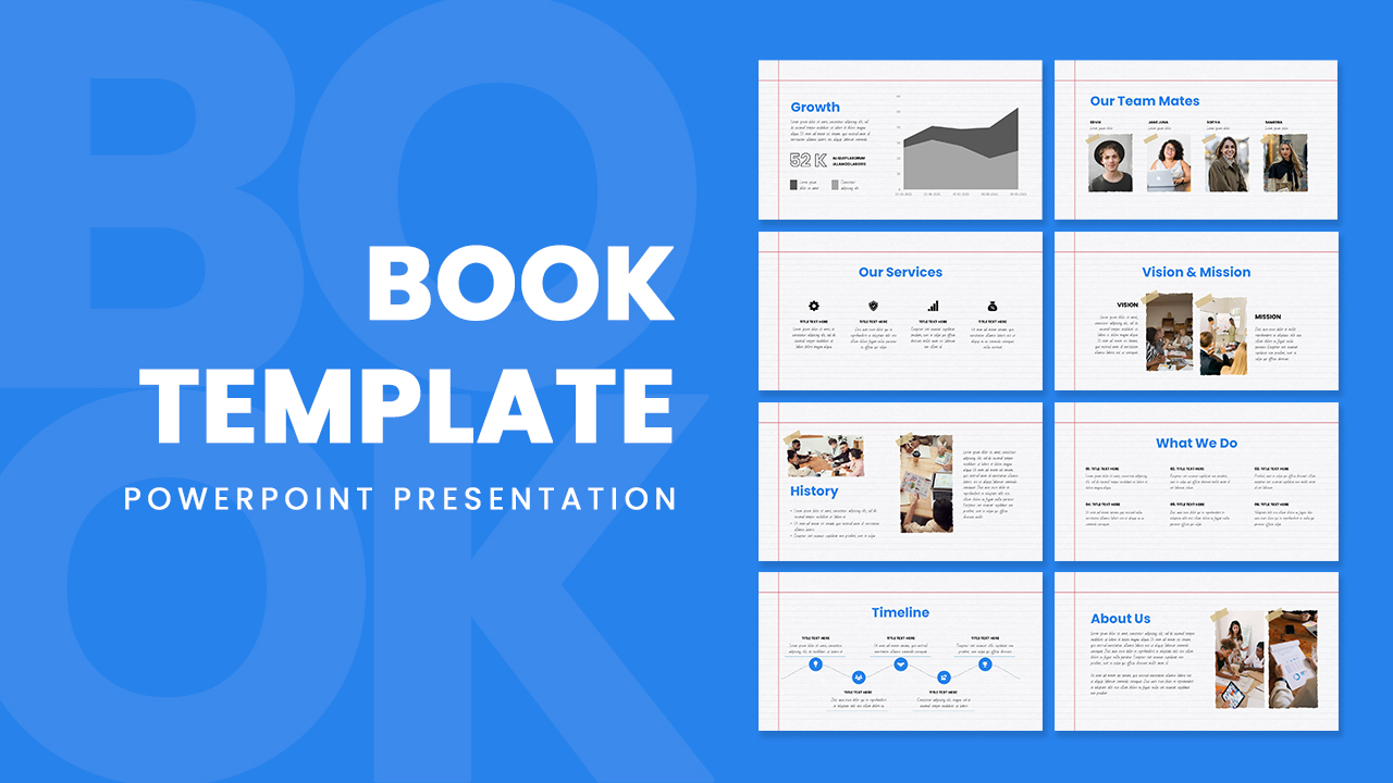 Free PowerPoint Book Template