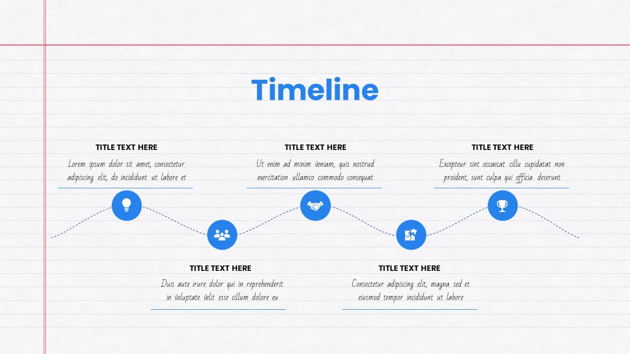 Free PowerPoint Book timeline Template