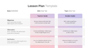Free PowerPoint Lesson Plan Template