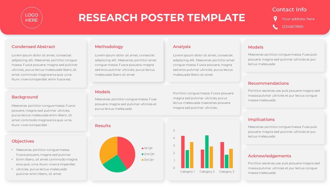 Free PowerPoint Research Poster Template