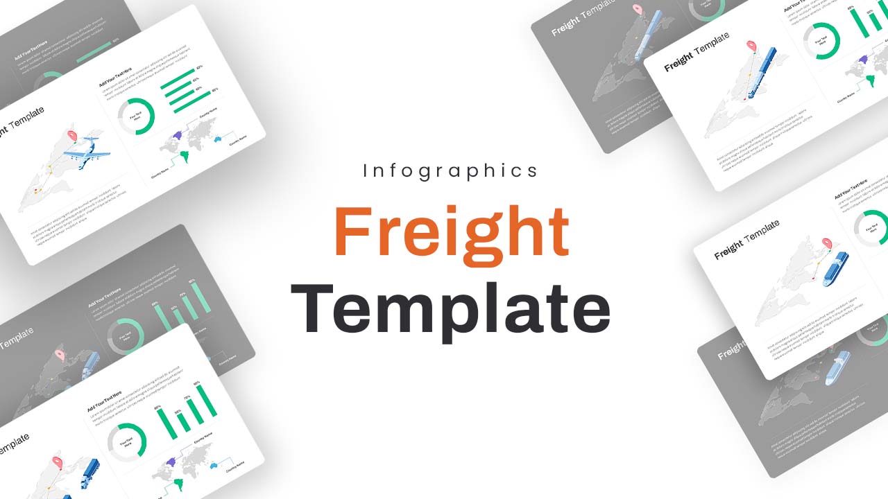Freight Infographic PowerPoint Template