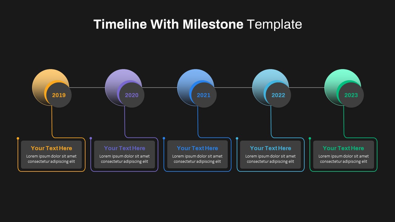 Powerpoint Timeline Milestone Template Slidebazaar