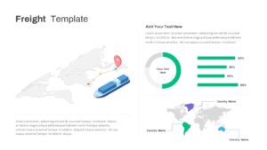 Ship Freight Infographic PowerPoint Template