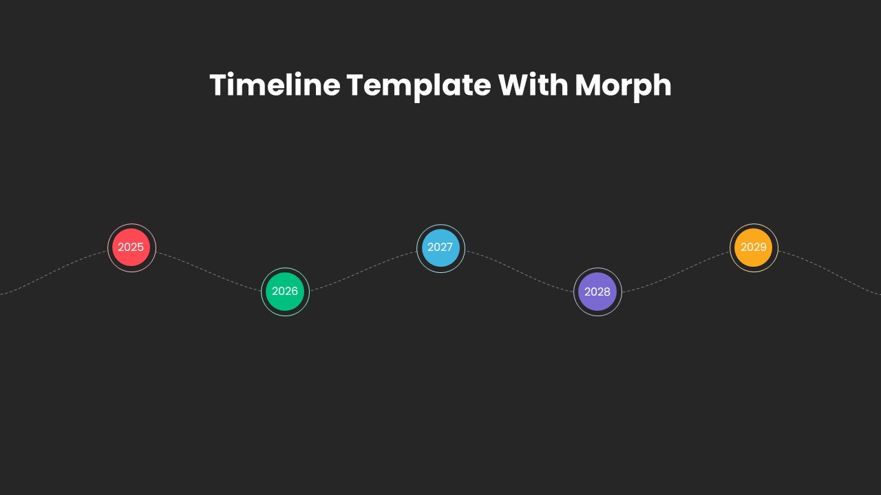 Timeline PowerPoint Template Morph Transition Animation9