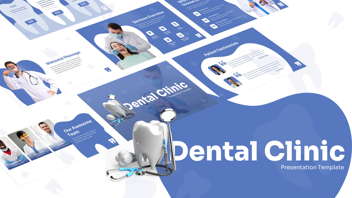 dental clinic ppt template