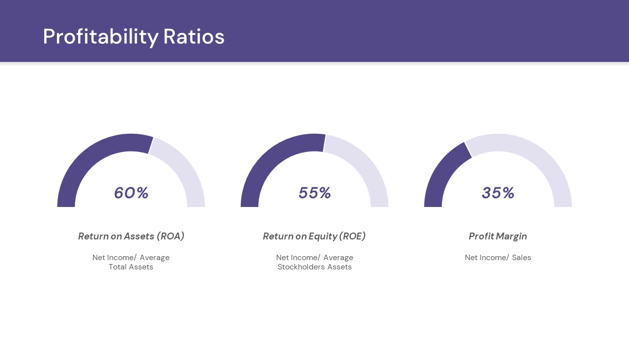 profit ratios ppt slide