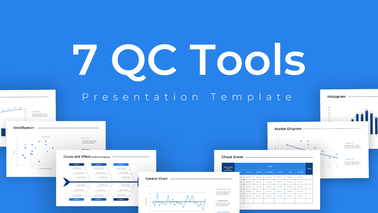7 qc tools powerpoint template