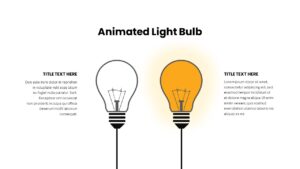 Animated Light Bulb PowerPoint Template