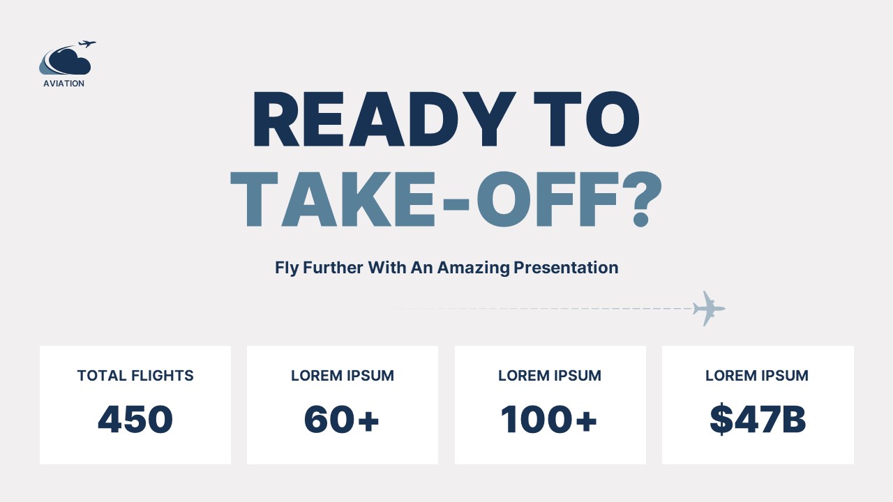 Aviation Industry Presentation PowerPoint Template