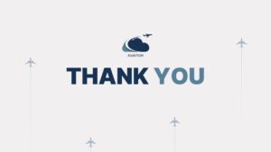 Aviation Industry Thank You PowerPoint Template