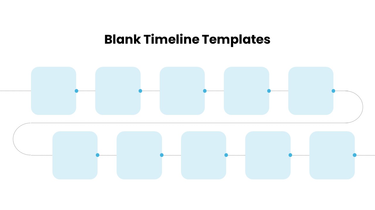 Blank Timeline PowerPoint Template