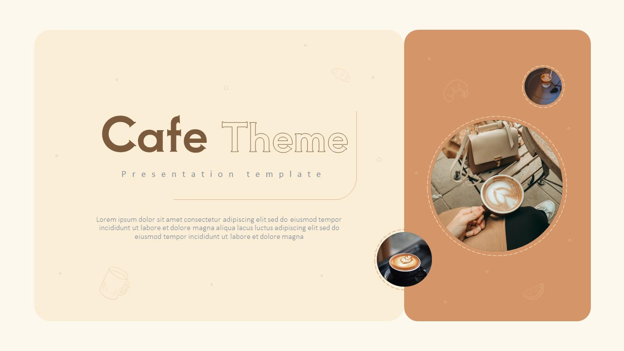 presentation templates for cafe