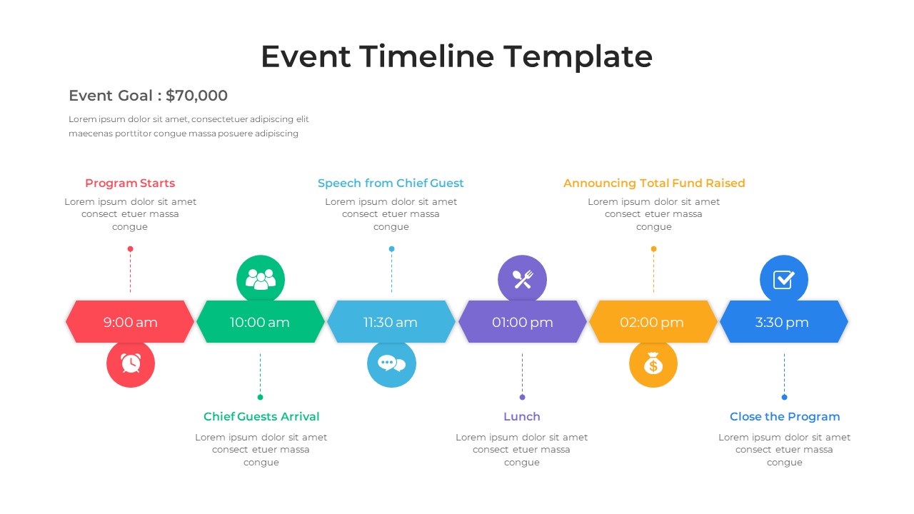Event Timeline Template PowerPoint