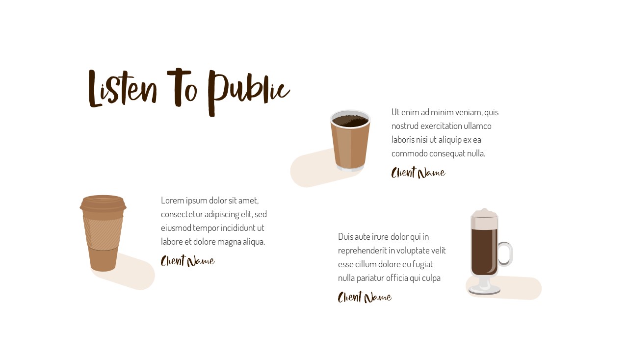 Free Coffee PowerPoint Template Deck 08