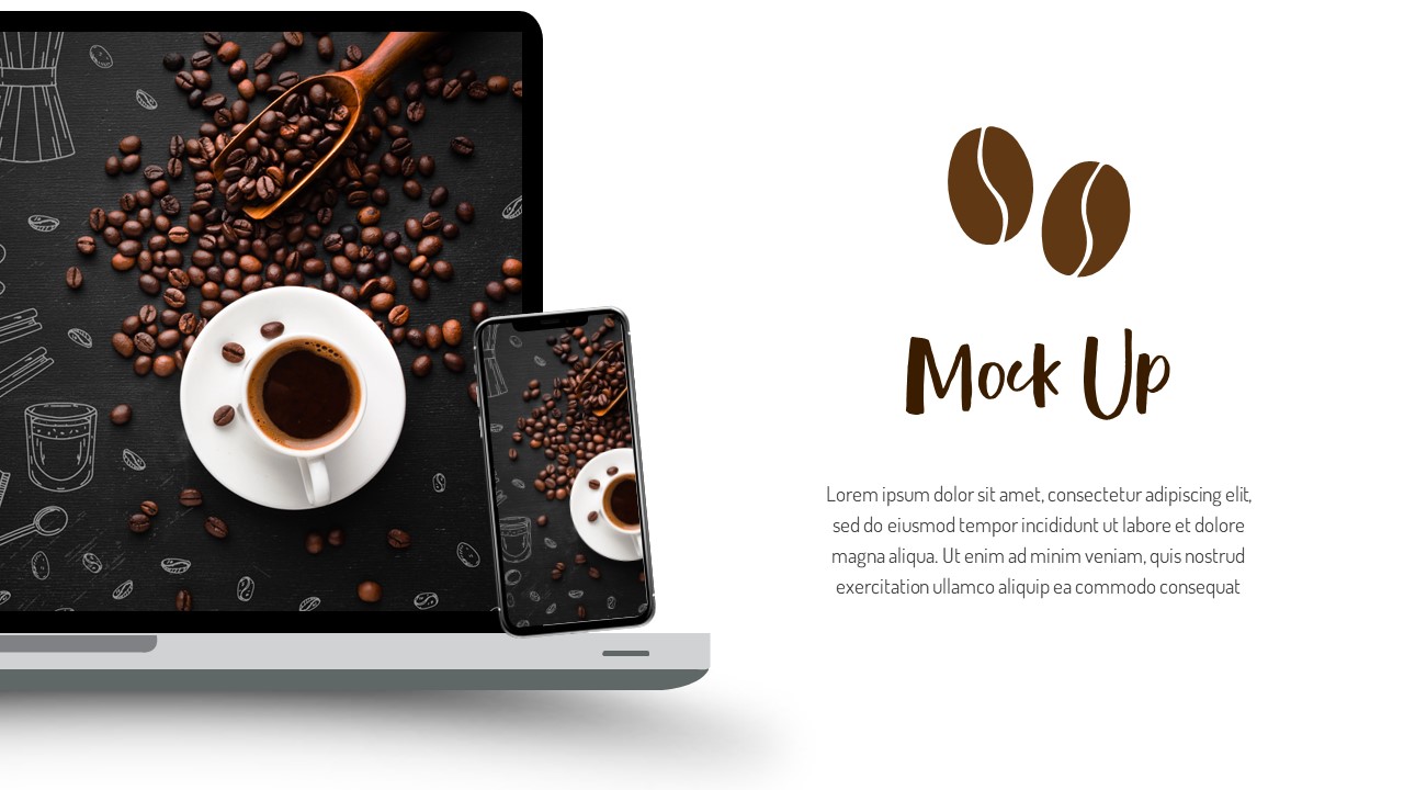 Free Coffee PowerPoint Template Deck 09