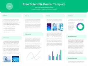 Free Scientific Poster PowerPoint Template