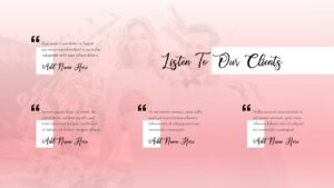 Free Wedding pink ppt