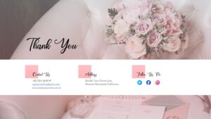 Free Wedding thankyou powerpoint slide