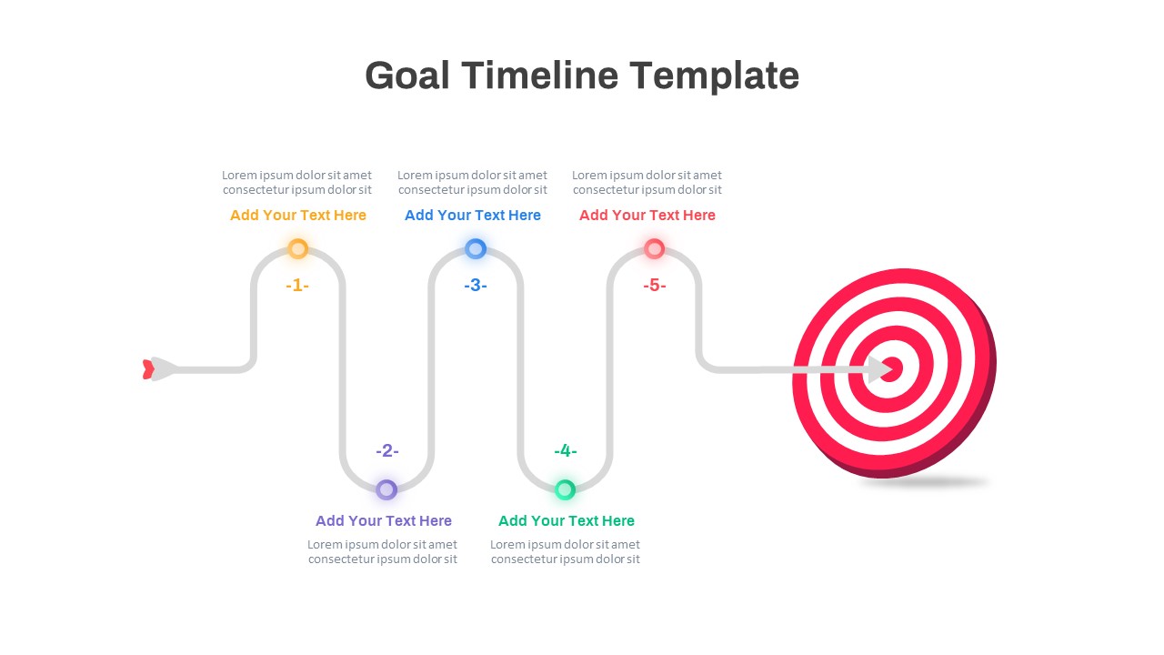 Goal Timeline PowerPoint Template