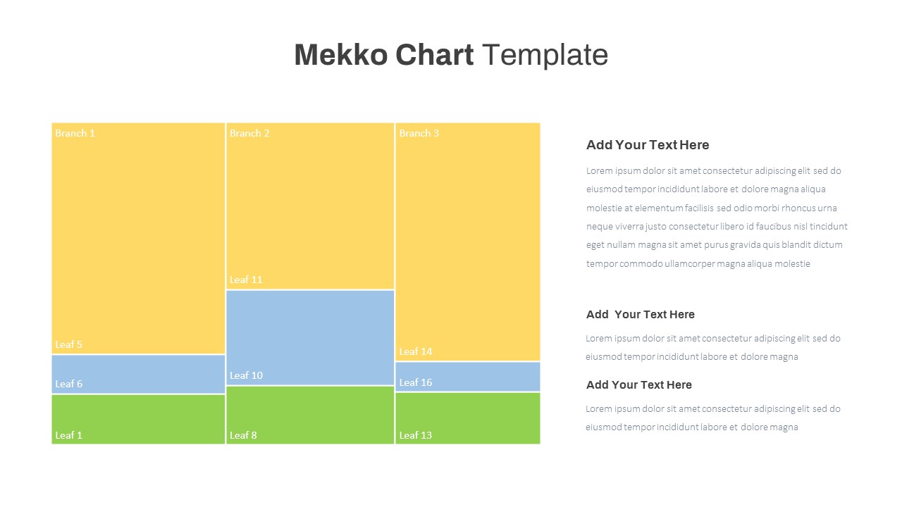 Mekko Chart Template