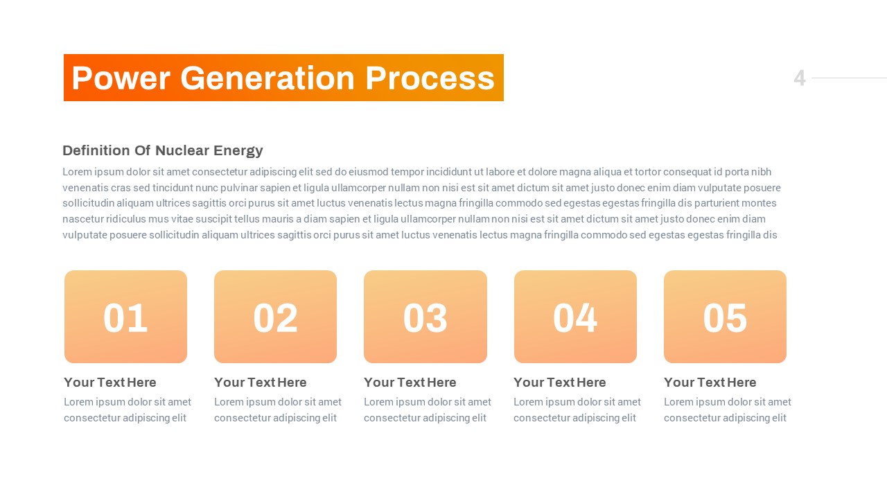 Nuclear Energy PowerPoint Presentation Template