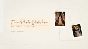 Photo Album Animated Slideshow PowerPoint Template