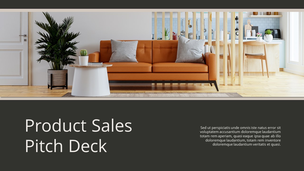 Product Sales PowerPoint Pitch Deck