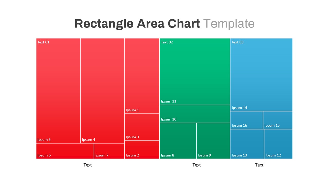 Rectangle Area Chart Template