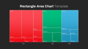 Rectangle Area Chart powerpoint