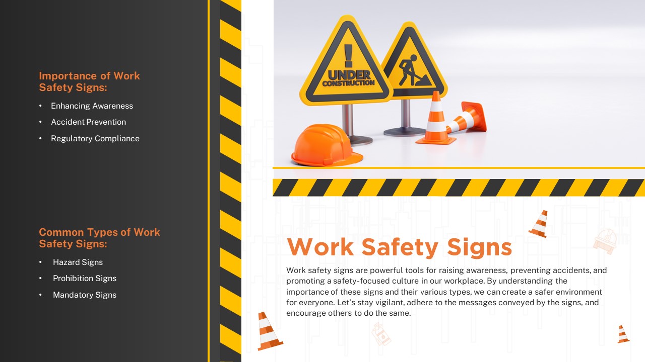 Work Safety Powerpoint Template Deck Slidebazaar 