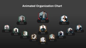 Animated Org Chart Ppt slide