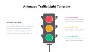 Animated Traffic Light PowerPoint Template