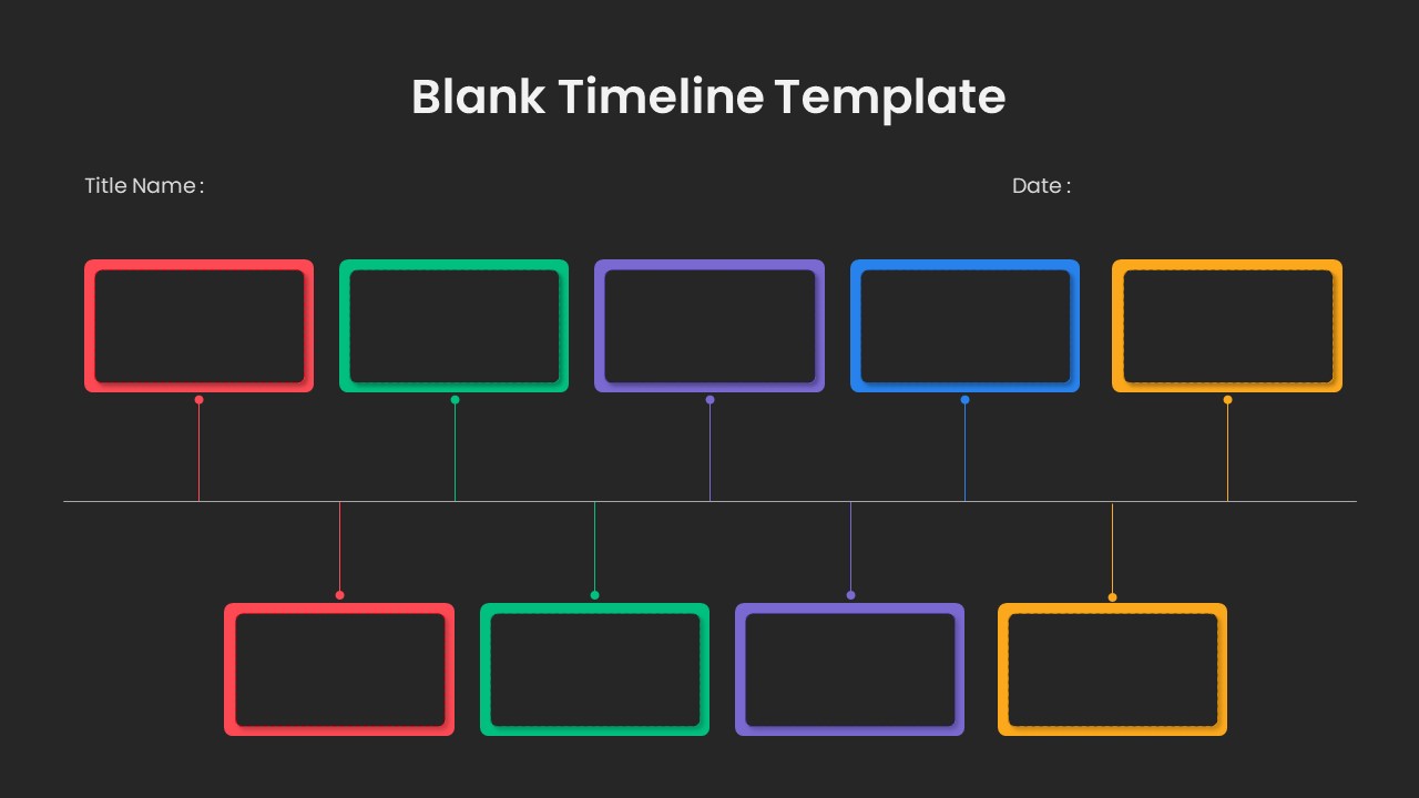 Free Blank Timeline Templates