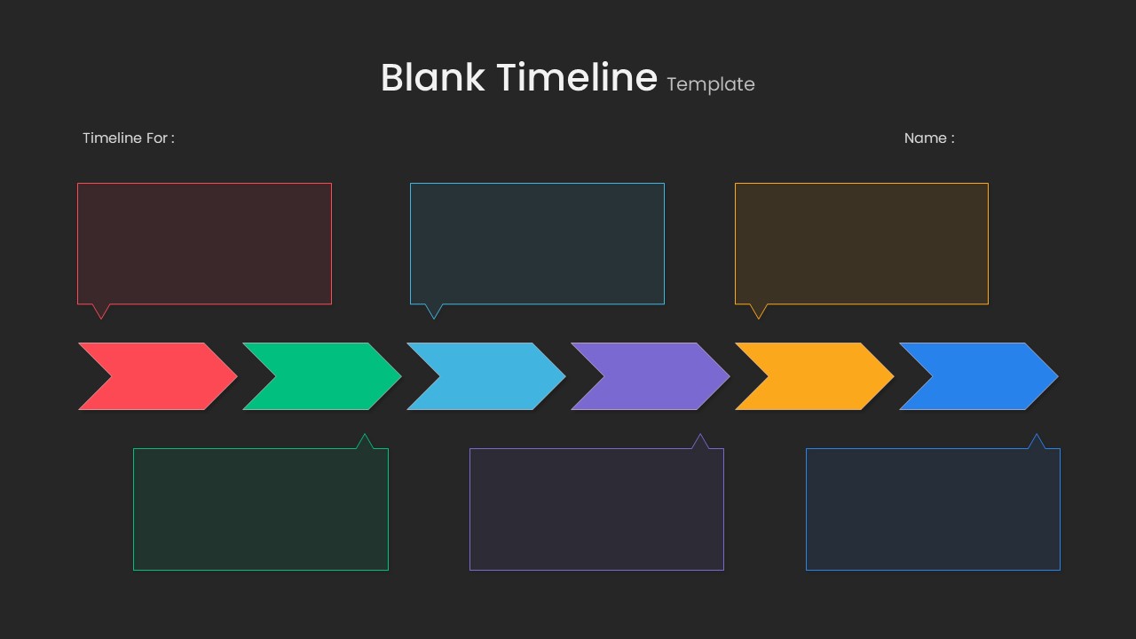 Blank Timeline Template Powerpoint Slidebazaar 1305