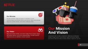 Free Netflix our mission PPT Template