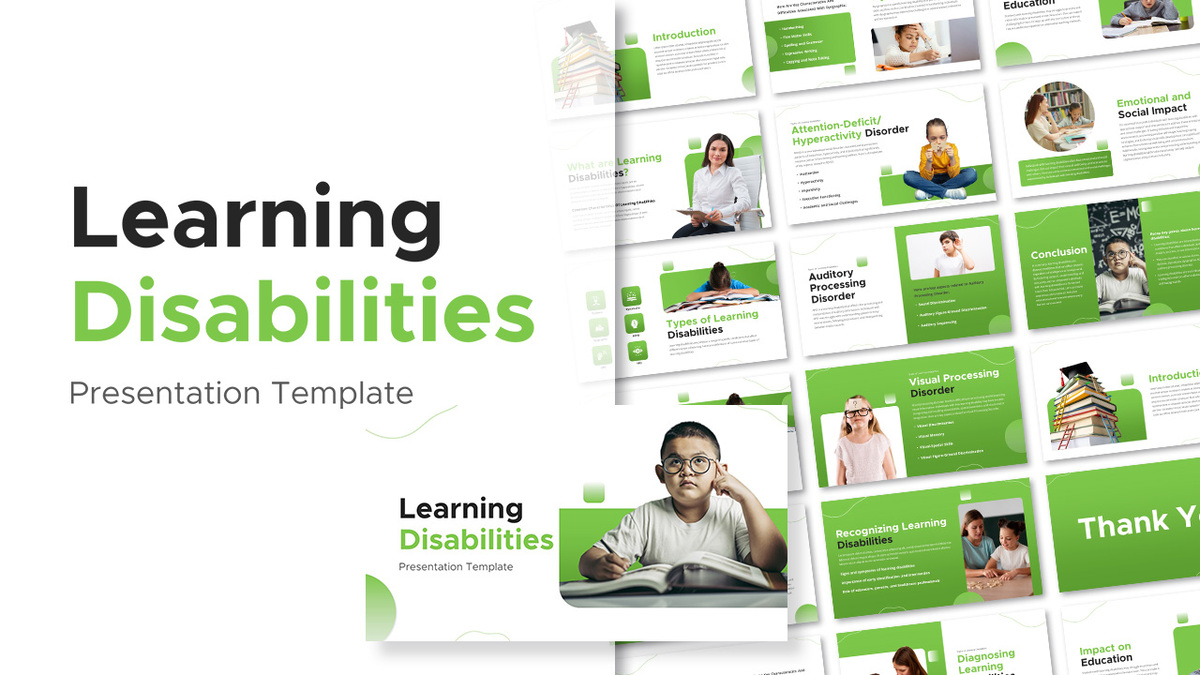 Learning Disabilities PowerPoint Presentation Template