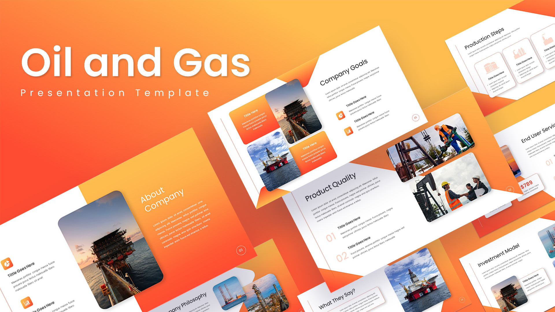 Oil And Gas PowerPoint Template
