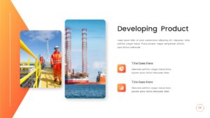 Oil And Gas development PowerPoint Template