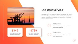 Oil And Gas end user PowerPoint Template