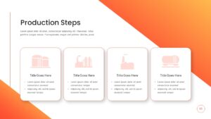 Oil And Gas production PowerPoint Template