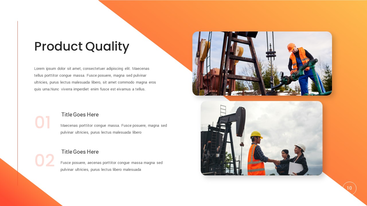 Oil And Gas quality PowerPoint Template