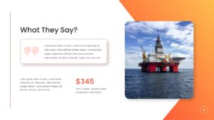 Oil And Gas reviews PowerPoint Template