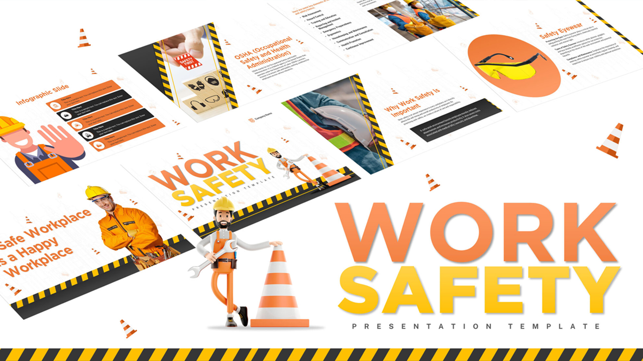 Work Safety PowerPoint Template Deck 04 SlideBazaar Work Safety PowerPoint Template Deck 04 SlideBazaar