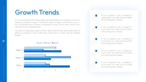 text heavy growth powerpoint slide