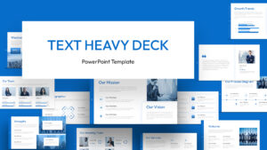 text heavy weakness powerpoint template